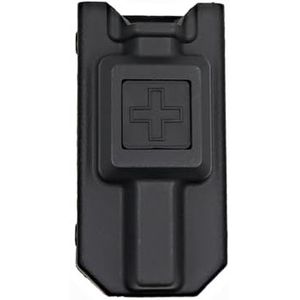 Tourniquet Houder, Quick Pull Case Nylon Opbergdoos, Medische Swivel Rescues MOLLE Taille Hangende Outdoor Benodigdheden, voor Tactisch Militair Politie Brandweerpersoneel(Black)