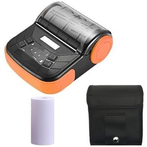 Mini draagbare handheld POS thermische Bluetooth-rekeningprinter van 80 mm(Orange)