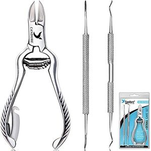 Candure - Nagelknipper - Professionele Kniptang voor Dikke en Ingegroeide Teennagels - Podologie-instrumenten