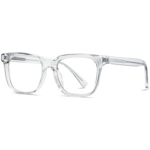 kachawoo Blauw licht blokkerende glazen voor mannen vrouwen mode glazen montuur TR90 Eyewear vierkante bril, transparant, Large