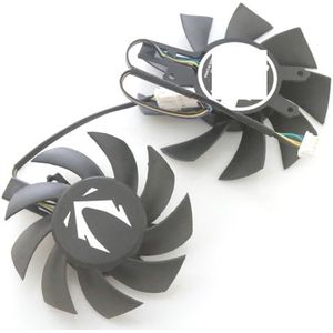 GA72S2U GA82S2H 12V 65mm 75mm VGA Fan For ZOTAC GTX1660 1660S 1660ti 6GB Graphics Card Cooling