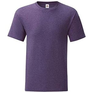 Fruit of the Loom Iconic T heren t-shirt multipack maat S - 5XL, paars, L