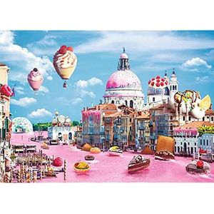 Snacks Voor Kinderen Stad 500 Stuks Diy Grote Puzzels Klassieke Fun Jigsaw Puzzel Draagbare Houten Jigsaw Puzzel Unieke Foto Puzzel