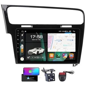 Android 13 Dubbel DIN autoradio voor Volkswagen Golf 7 2012-2020-GPS Navi | Gratis achteruitrijcamera| 10 inch Scherm met Carplay Android Auto/FM RDS DAB/Bluetooth/SWC/DSP Stereo(NF-7)