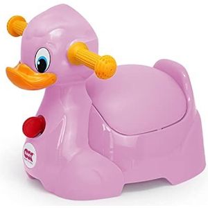 OKBABY Quack Potje voor kinderen met ergonomische zitting, eendenvorm, roze