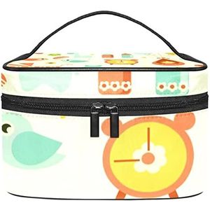 Reizen Make-up Cosmetische Case Opbergtas Kind Hart Leuke Cosmetische Tas Draagbare Voor Meisjes Vrouwen, Meerkleurig, 22.5x15x13.8cm/8.9x5.9x5.4in