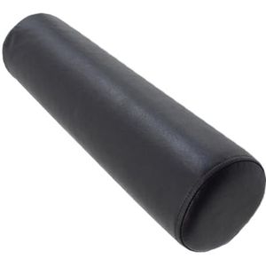 Rond rolkussen Nekrol Kussen van traagschuim Traagschuim rolkussen voor knieën/benen/nek Volledig rolkussen/rond cilindervormig kussen om op te slapen(Zwart,15cmx70cm)