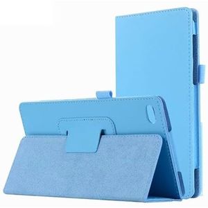 PU Leather Flip Stand Cover Compatibel Met Lenovo Tab M7 TB-7305F TB-7305I TB-7305X 7.0 inch Tablet Case Funda (Color : Light Blue)