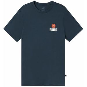 Puma Bppo-000745 T-shirt met korte mouwen voor heren, donkerblauw