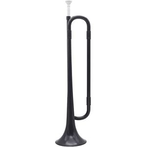 Trompet Bb Buikspieren Plastic Jonge Pioniers Bugle Oproep Student Horn Kid Beginner Voor Messing Muziekinstrument Prestaties (Color : Black)