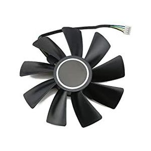 YALLS 100MM 4PIN Koelventilator GAA8S2U 0.46A 12V RX590 GPU FAN Compatibel for RX580 RX 590 GME 8G Grafische kaart Fan Vervanging (Color : 1 FAN)