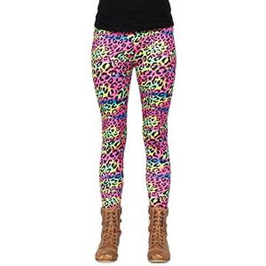 cosey - Bedrukte kleurrijke legging (one size) - Ontwerp luipaardmotief 8