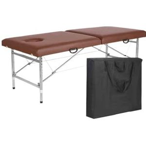 CQCCQ Draagbaar opvouwbaar schoonheidsbed, in hoogte verstelbaar schoonheidsmassagebed met hoofdgat, tatoeagebed, therapiebed, geschikt for spa-salon, tatoeage-schoonheid(Color 6)