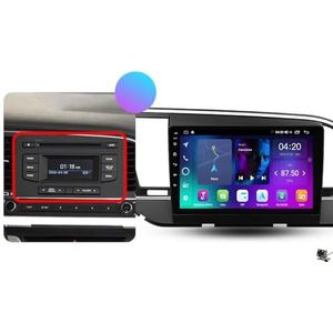 ZWCLSH Android 13 Auto Stereo Dubbele Din Radio Compatibel met Hyundai Elantra 6 2016-2018, 9 ''QLED Touchscreen Auto Stereo Draadloze Carplay Android Auto Autoradio BT GPS Wifi DSP FM RDS SWC, A,1NF