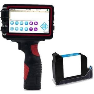 Handheld Draagbare Printer Touchscreen QR Code Printer For Hout Plastic Metaal Glas Voedsel Pakket Datum QR Code Drukmachine Gebruiksvriendelijk(Package 1)