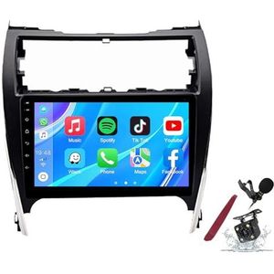 Android 14 Autoradio Sat Navi voor T-oyota Camry (2012-2014) 9 Inch Touchscreen Multimedia Speler met Draadloze Carplay GPS Navigatie FM RDS Bluetooth 5G-WiFi SWC DSP,M100s