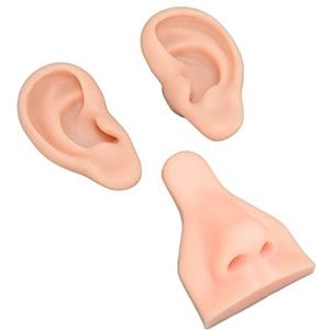 Siliconen Piercing Model, Menselijk Lichaam Piercing Model Veelzijdig Zacht voor Schoolleraar (Lichte huid)