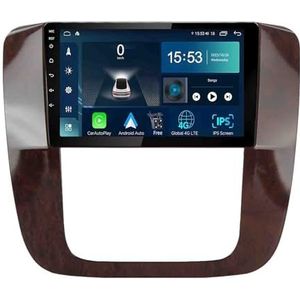 Android 14.0 2 Din Autoradio 9"" Touchscreen Auto Stereo voor Chevrolet Tahoe 2012 met Draadloze Carplay Android Auto GPS navigatie AHD Omgekeerd beeld Stuurwielbediening(S-4(4G+64G))