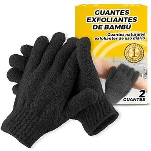 Body Scrub-handschoen – lichaamscrubspons – crin-handschoen – reiniging en peeling – verwijdert dode cellen, verbetert de doorbloeding, maakt de huid glad – alle huidtypes – verpakking van 2 stuks