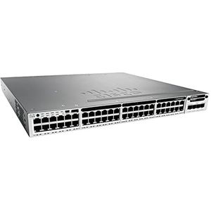 Cisco Catalyst 3850-48P-L - Switch - beheerd - 48 x 10/100/1000 (PoE+) - Desktop, aan rack monteerbaar - PoE+