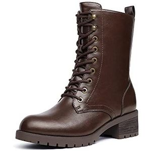 DREAM PAIRS - DMB214-E - Halfhoge Laarzen - Bruin