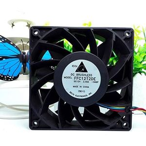 FFC1212DE 12CM 12038 DC12V 2.4A 4line industrial server power supply cooling fan