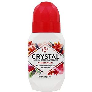 Crystal Mineral Deodorant Roll-On Pomegranate 2.25 fl.oz