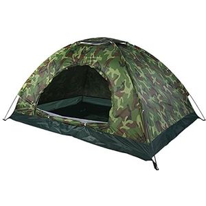 Camouflage Dome waterdichte tent, 2 persoons waterdichte bivak UV-campingtent