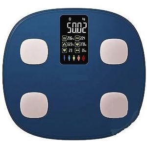 Hartslag Slimme Weegschaal Badkamerbalans Digitale Gezondheidsweegschaal Slimme Lichaamsvetweegschaal Gemakkelijk Te Gebruiken