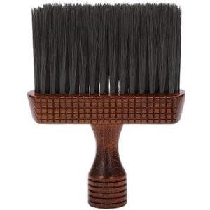 ERQIAO Professionele haarborstel, zachte haarborstel, haarvegerborstel, hals- en gezichtsplumeel, salon, kappersstyling-gereedschap (2 stuks)