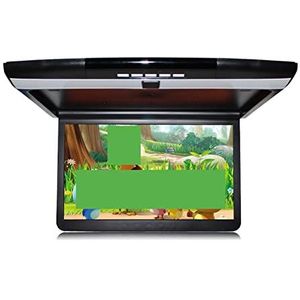 Draagbare dvd-speler voor videospelers op hoofdsteunen in auto's 17.3 Inch Auto Monitor Auto Video Speelt 1080P Multimedia HD Plafond TV Dak Mount Display FM HDMI met HD-roterend scherm (Color : 17.3