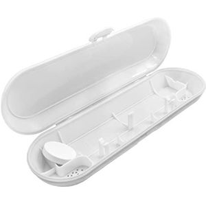 vhbw Universele etui, compatibel met elektrische tandenborstels, reisetui, wit
