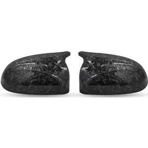 Achteruitkijkspiegelbehuizingen Voor B&MW X3 G01 X4 G02 X5 G05 X6 G06 X7 G07 2018-2024 Zwart Achteruitkijkspiegel Side Spiegel Cover Cap Behuizing X3M Look Achteruitkijkspiegelbehuizing(Forged grain)