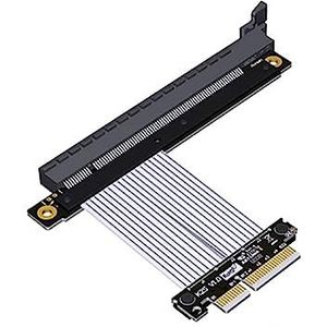 JMT PCI-E 4.0 x4 naar x16 GPU grafische kaart verlengkabel 64G/BPS verlenging 1U voor RTX3090 RX6800xt (25cm, K23SF)