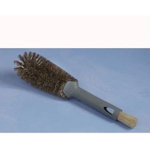 CaliCosy - Borstel voor Velgen - Grijs - Paardenhaar - 35 x 7 x 4 cm