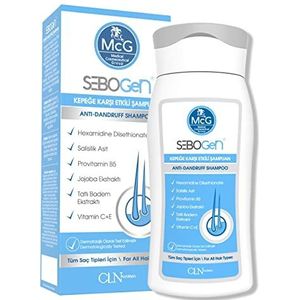 MCG Medical Cosmeceutical Group Sebogen Anti-roos Shampoo - Natuurlijke formule zonder sulfaten voor irritatie van de hoofdhuid en seborrheic dermatitis, 200 ml