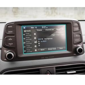 GPS schermbeschermer folie Gehard glas scherm staal beschermfolie 7 inch 8 inch auto GPS-navigatie voor Hyundai Voor Kona voor Ultimate 2018 2019 2020 jaar (Size : 7 inch)