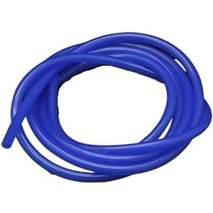 1M ID 1 2 3 4 5 6 7 8 9 10mm Siliconen Buis Flexibele Rubber Slang Food Grade Pomp Frisdrank Pijp Water Connector Meerdere Kleuren voor Motoren, Auto (Deep Blue, 1 Meter_ID 4 MM OD 8MM)