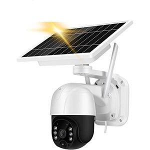 Beveiligingscamera Buiten, 3MP Solar Camera Outdoor PIR Menselijke Detectie Draadloze PTZ Camera 30M Kleur Nachtzicht 2-Weg audio Home Security IP Camera Voor Huisbeveiliging Buiten Binnen (Size : 3M