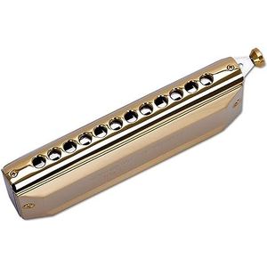 Rond Mondstuk 12 Gaten 48 Toon C Sleutel Mondharmonica Gouden Chromatisch Mondharmonica-instrument Harmonica voor Volwassenen