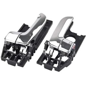 Links Rechts Binnen Deurklink Montage Binnendeur Handvat Voor Kia Voor Sportage 2007 2008 2009 2010 2011 2012 2013 Binnenhandgreep(Chrome 2)