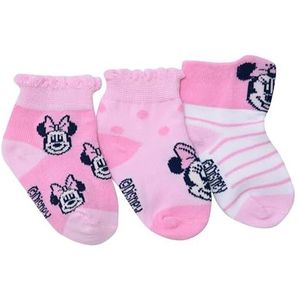 Sokken voor pasgeborenen Disney maanden sokken pasgeboren kind muis meisje Minnie sok geboorte pasgeboren meisje katoen kinderen cadeau-idee geboorte jongens kind kleding, Minnie 1, 0-6 mesi