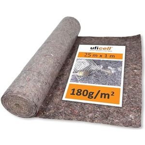 Uficell EasyPaint Schildersvlies Premium Beschermend Vlies Afdekvlies, 180 g/m² | PE Anti-Slip Coating | Perfecte Oppervlaktebescherming voor Vloerbedekking
