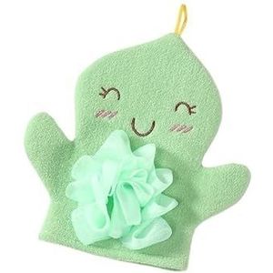 Badsponzen for volwassenen, badspons, mesh poef badspons, schuim Loofah spons (Color : D)