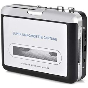 Cassettespeler USB Cassette naar pc MP3 CD Switcher Converter Capture Audio Muziekspeler met koptelefoon