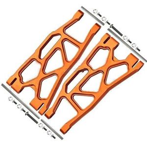 MANGRY For Achter Lagere Draagarmen 7730 7731 Fit for Traxxas 1/5 X-MAXX 6S 8S Monster Truck RC auto Upgrade Onderdelen (Size : Orange)