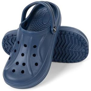 HEYO Clogs voor dames en heren, lichte tuinschoenen, sandalen, uniseks, blauw, 37 EU