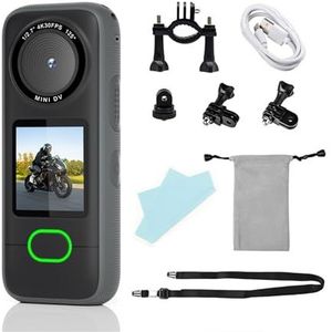 4K Wifi Action Camera Mini Sportcamera Waterdicht Touchscreen HD Sportcamera for Reizen Motor Rijden Recorder Bodycam(NO Card)