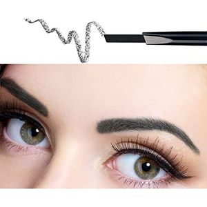 ANIFER Wenkbrauwverf Wenkbrauwpotlood Zwart Waterproof Smooth Natural Cruelty Free (Black # 1)