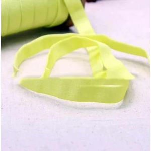 50 yards groothandel breedte 12 mm snoep kleur helder licht elastische band naai ondergoed riem beha schouderband haarband elastische band-geel-12mm-50yards